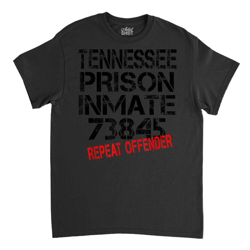 Halloween Tennessee Prisoner Party Costume Tshirt Classic T-shirt | Artistshot