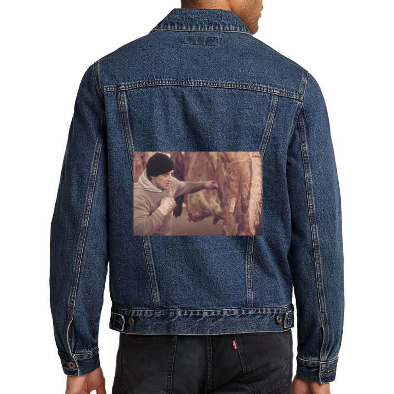 Rocky, Meat Locker Men Denim Jacket by dzikawa | Artistshot