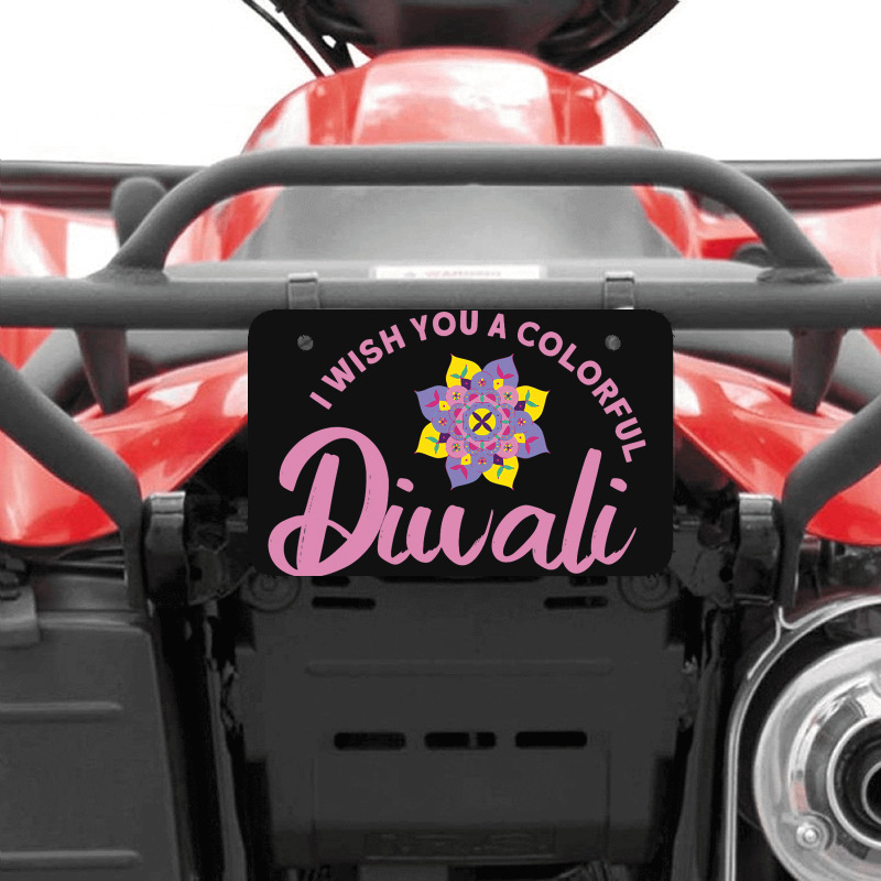 Shubh Deepalawi Colorful Diwali Diwali  Copy Copy Copy Atv License Plate | Artistshot