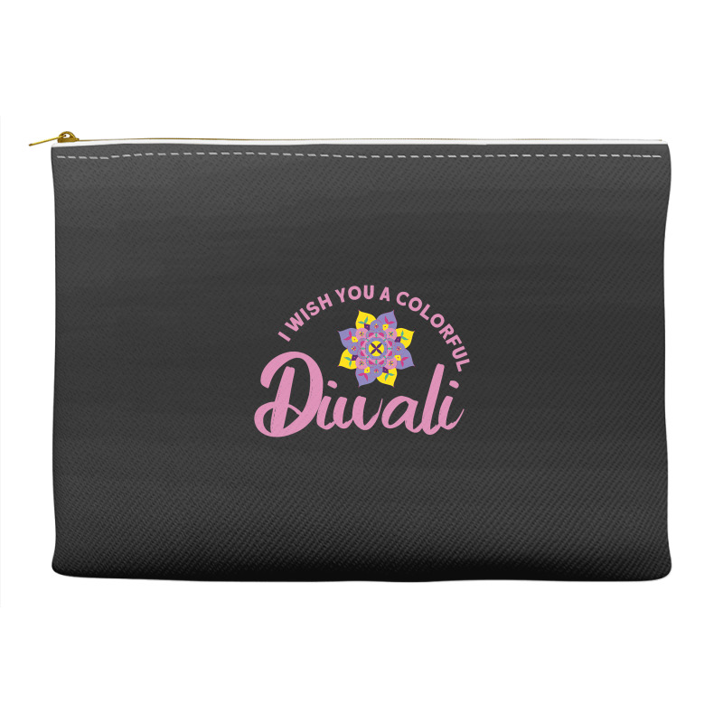 Shubh Deepalawi Colorful Diwali Diwali  Copy Copy Copy Accessory Pouches | Artistshot