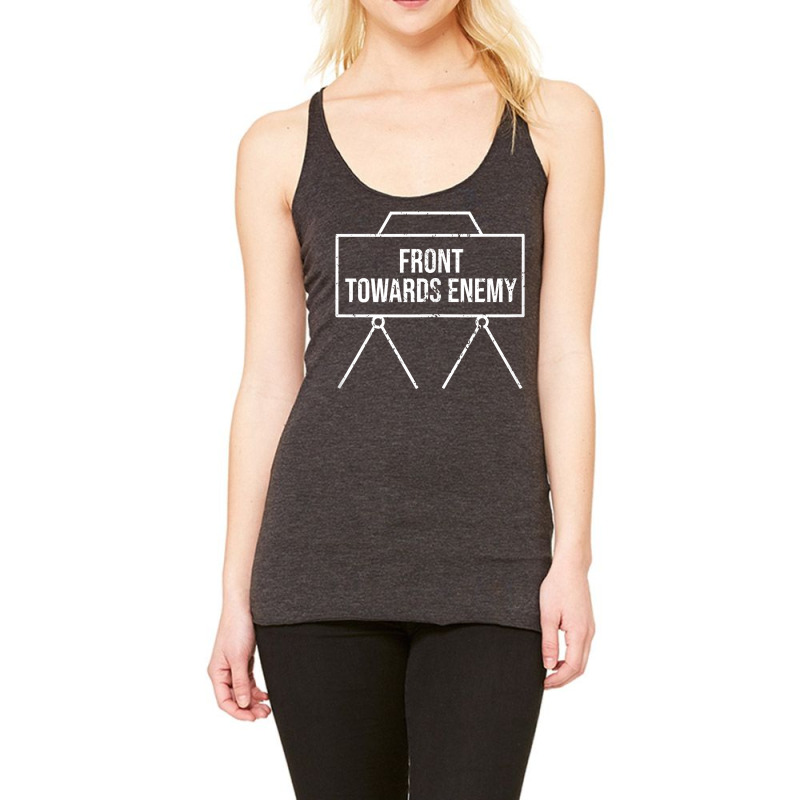 Front Toward Enemy Military Shirt Claymore Mine Military Men Tank Top Racerback Tank by cm-arts | Artistshot