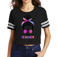 Stem Teacher Science Technology Engineering Math Scorecard Crop Tee | Artistshot