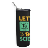 Womens Teacher Shirt Let's Taco Bout Science Cute Chemistry Physics Skinny Tumbler | Artistshot