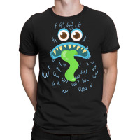 Funny Green Tongue Monster Easy Halloween Costume Creature T-shirt | Artistshot