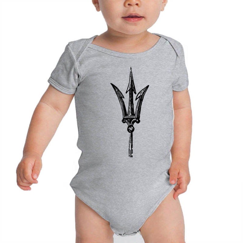 Poseidon Symbol T Shirt Trident Greek God Mythology Baby Bodysuit | Artistshot