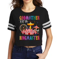 Godmother Of Birthday Ringmaster Boy Circus Birthday Party Scorecard Crop Tee | Artistshot