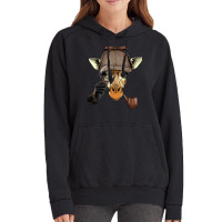 Detective Giraffe Spy Inspector Investigator Giraffe Lover Vintage Hoodie | Artistshot