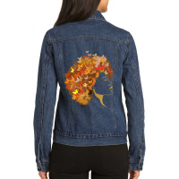 Womens Black History Month  Video Games Character Ladies Denim Jacket | Artistshot