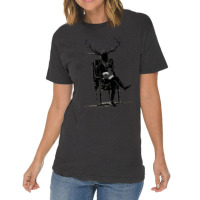 Hannibal Lecter N B C Stag Antlers Lamb Vintage T-shirt | Artistshot