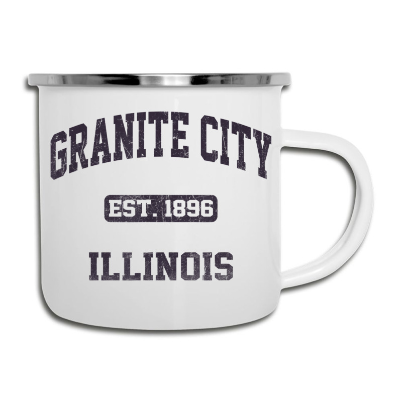 Granite City Illinois Il Vintage State Athletic Style Camper Cup | Artistshot