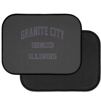 Granite City Illinois Il Vintage State Athletic Style Rear Car Mat | Artistshot