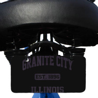 Granite City Illinois Il Vintage State Athletic Style Bicycle License Plate | Artistshot