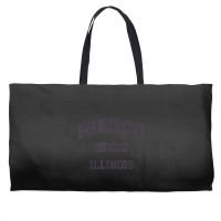 Granite City Illinois Il Vintage State Athletic Style Weekender Totes | Artistshot