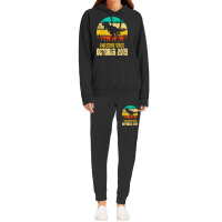 Awesome October 2019 3rd Birthday Retro Dinosaur Boy Gift Hoodie & Jogger Set | Artistshot