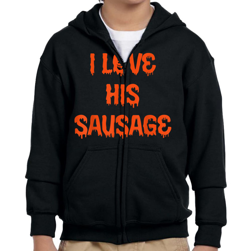 Sausage Taco Matching Couple Costumes Halloween Funny Party Youth Zipper Hoodie by Fashonus | Artistshot