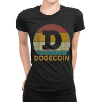 Vintage Dogecoin Miner Dogecoin Ladies Fitted T-shirt | Artistshot