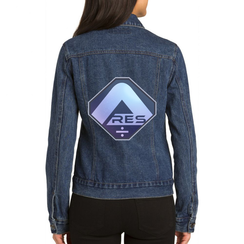 Ares Division Ladies Denim Jacket by HARRIETNELSON | Artistshot