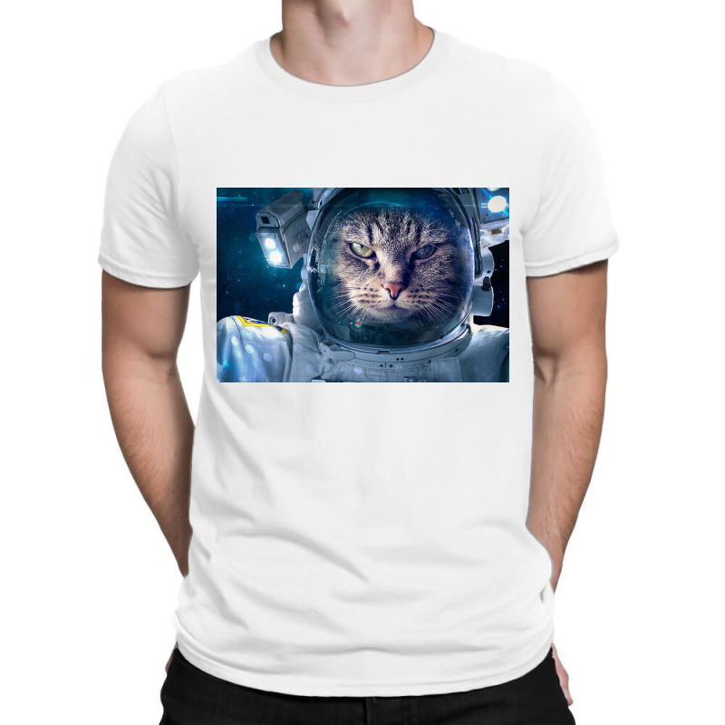 Cat. Astronauts,  Space, Stars, Astronaut, Galaxy, Moon, Planets, Cool T-Shirt by Moll | Artistshot