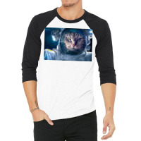 Cat. Astronauts,  Space, Stars, Astronaut, Galaxy, Moon, Planets, Cool 3/4 Sleeve Shirt | Artistshot