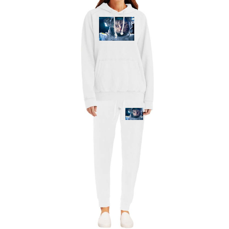 Cat. Astronauts,  Space, Stars, Astronaut, Galaxy, Moon, Planets, Cool Hoodie & Jogger set by Moll | Artistshot