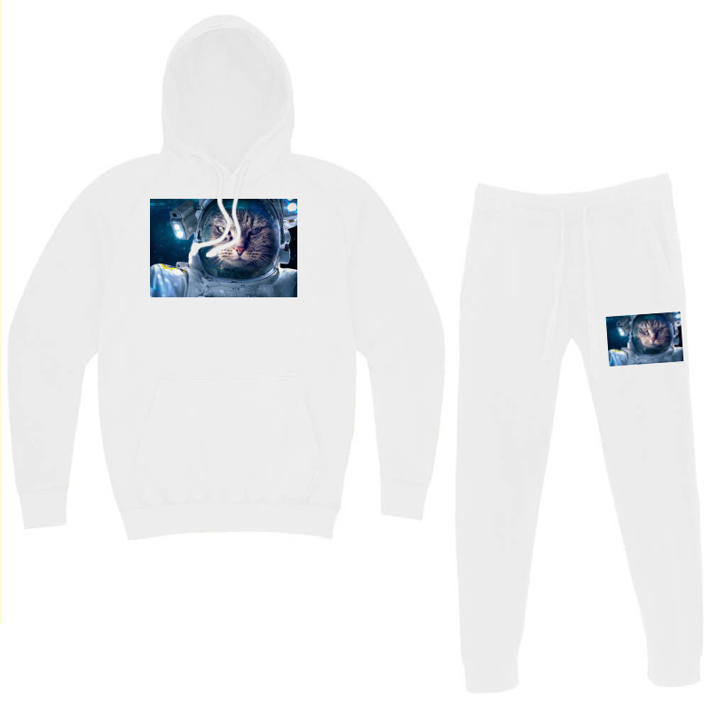 Cat. Astronauts,  Space, Stars, Astronaut, Galaxy, Moon, Planets, Cool Hoodie & Jogger set by Moll | Artistshot