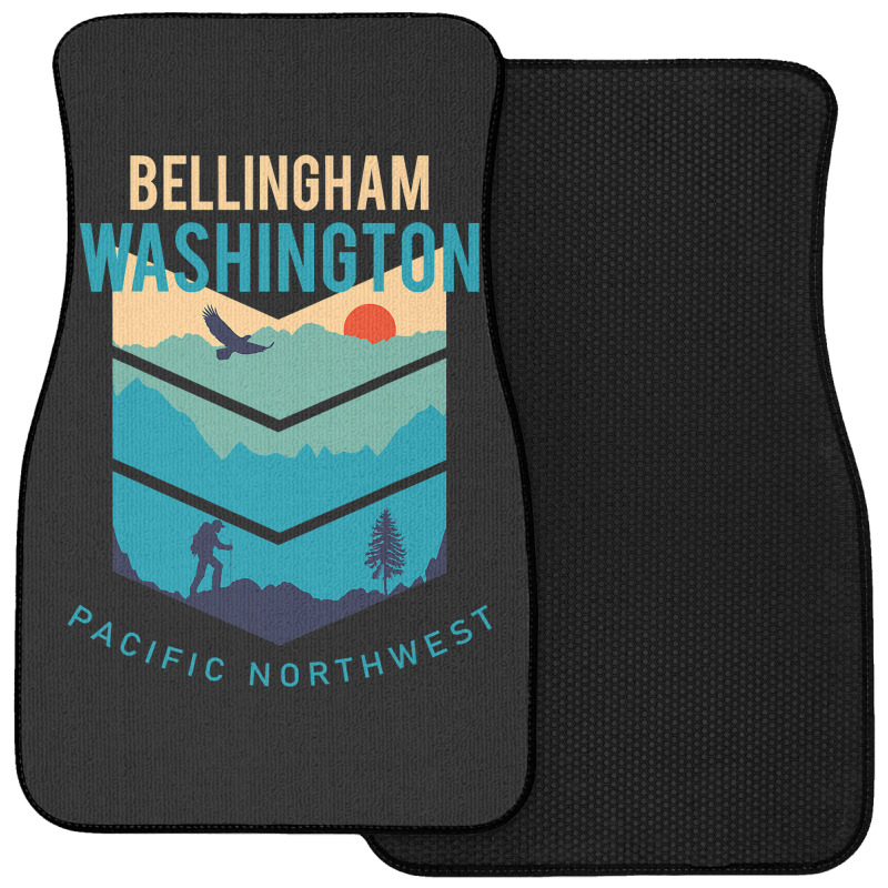 Bellingham Washington Native Hometown Pacific Northwest Front Car Mat | Artistshot