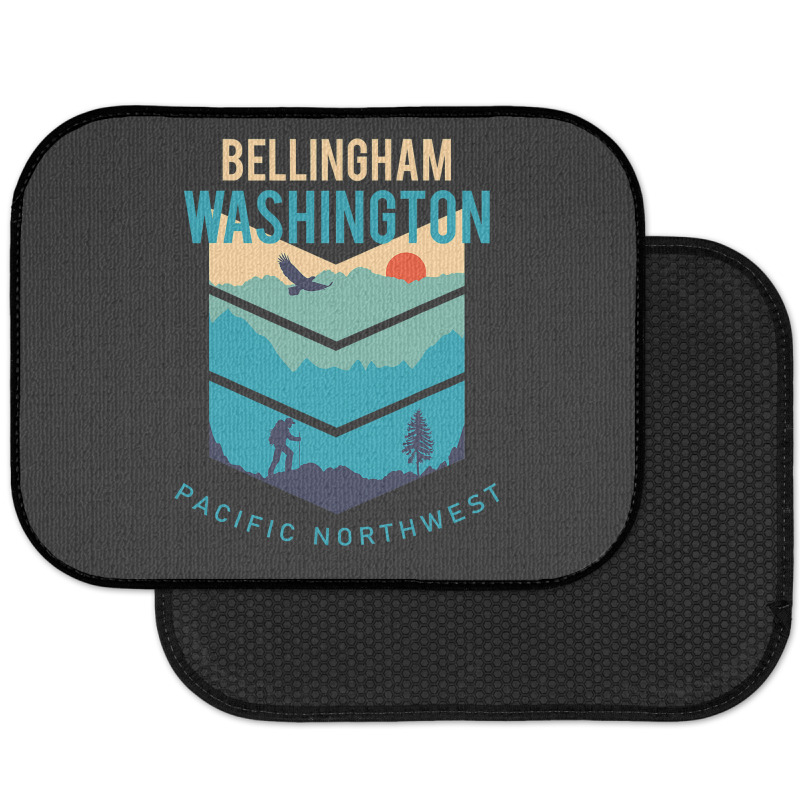 Bellingham Washington Native Hometown Pacific Northwest Rear Car Mat | Artistshot