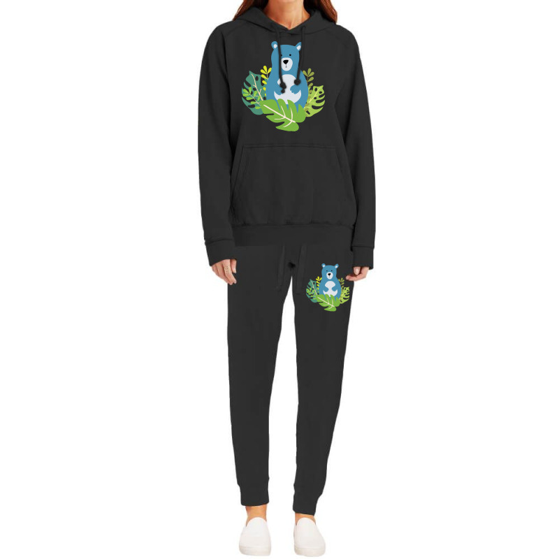 Wild Bear T  Shirtcute Bear In The Forest T  Shirt Hoodie & Jogger Set | Artistshot