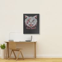 Wild Cat T  Shirt Wild Cat T  Shirt Portrait Canvas Print | Artistshot