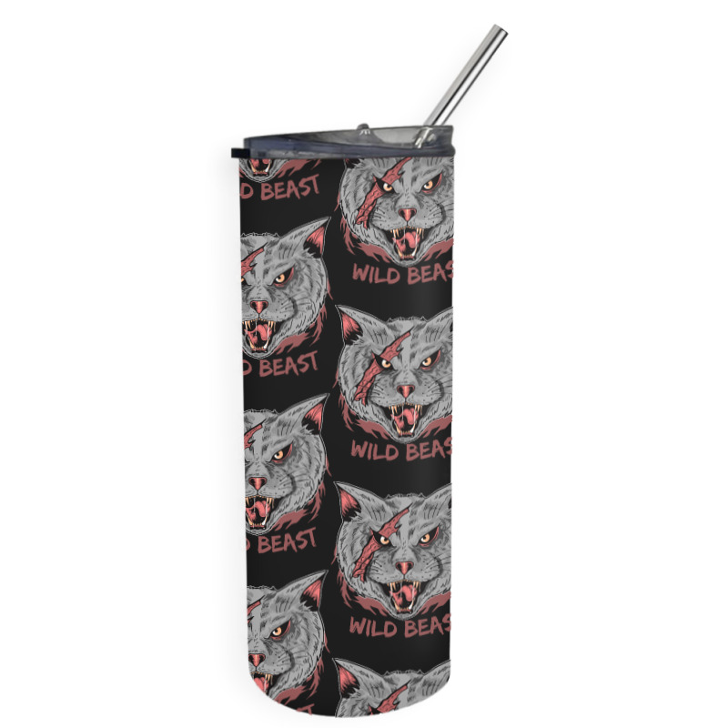 Wild Cat T  Shirt Wild Cat T  Shirt Skinny Tumbler | Artistshot