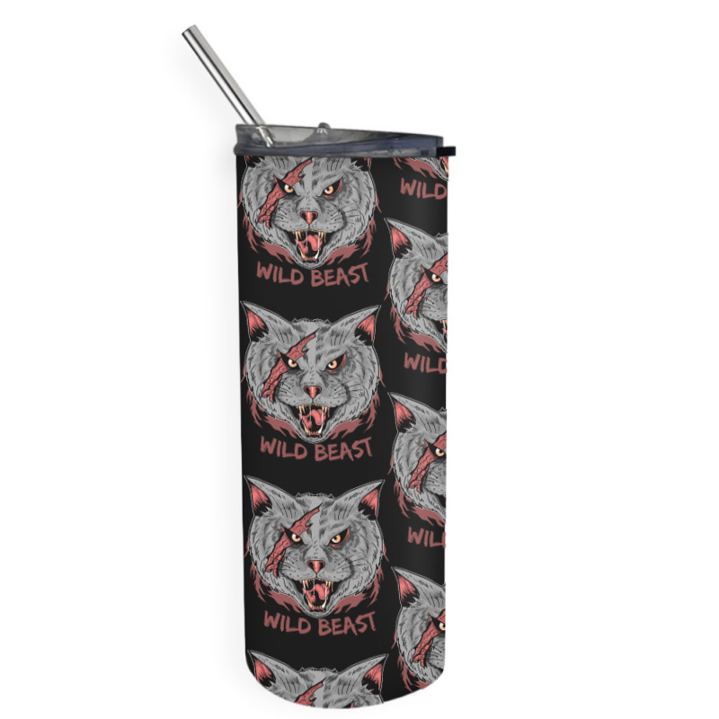 Wild Cat T  Shirt Wild Cat T  Shirt Skinny Tumbler | Artistshot