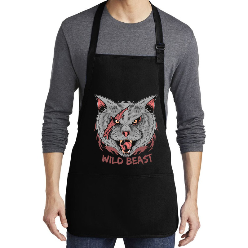 Wild Cat T  Shirt Wild Cat T  Shirt Medium-length Apron | Artistshot