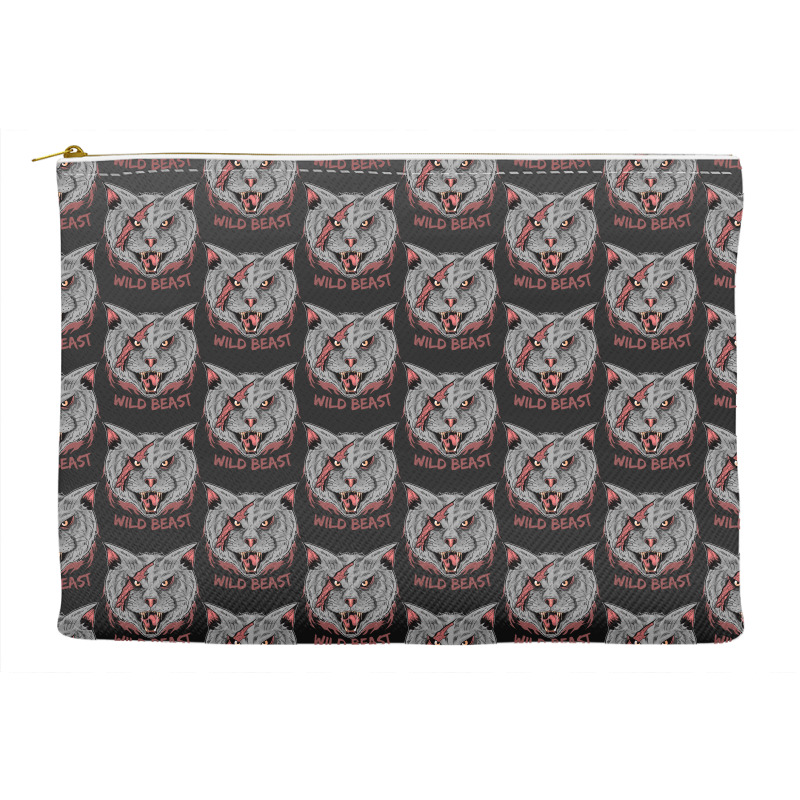 Wild Cat T  Shirt Wild Cat T  Shirt Accessory Pouches | Artistshot