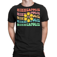 Minneapolis A Minnesota Retro Groovy T-shirt | Artistshot