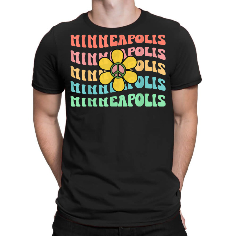 Minneapolis A Minnesota Retro Groovy T-shirt | Artistshot