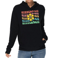 Minneapolis A Minnesota Retro Groovy Lightweight Hoodie | Artistshot