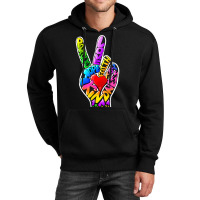 Peace Love Hope Joy Faith Kindness Word Art By Tangie Marie Unisex Hoodie | Artistshot