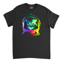 Astronaut Cat Classic T-shirt | Artistshot