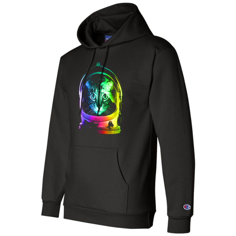 Astronaut Cat Champion Hoodie | Artistshot