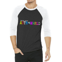 Astroworld Travis Scott 3/4 Sleeve Shirt | Artistshot