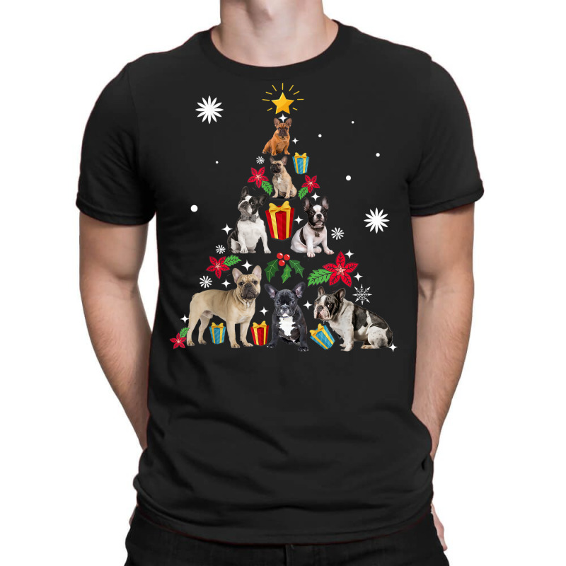 French Bulldog Christmas Tree Dog Xmas T-shirt | Artistshot