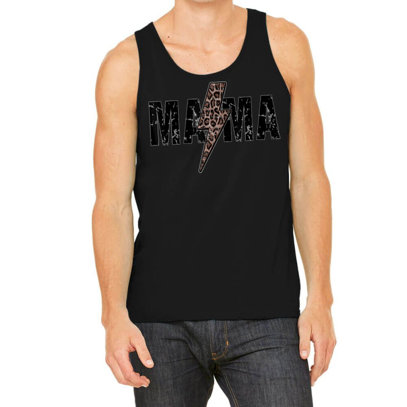 Mama Lightning Bolt Leopard Cheetah Print Mother's Day Tank Top by MICHAELFRANCISSMITH | Artistshot