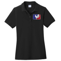 Major League Cock Fight Shirt Cock Fight Shirt Ladies Polo Shirt | Artistshot