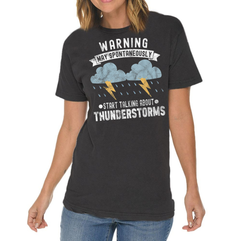 Storm Chaser Thunderstorm Storm Chasing Tornado Vintage T-Shirt by Uniform | Artistshot