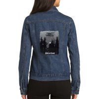 Darkthrone - Panzerfaust - Album Cover Ladies Denim Jacket | Artistshot