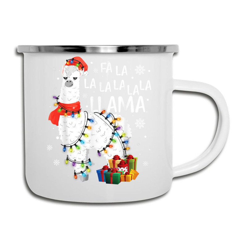 Fa La La Llama Funny Christmas Christmas Lllama Lover Camper Cup | Artistshot