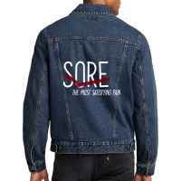 Sore. The Most Satisfying Pain Men Denim Jacket | Artistshot