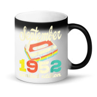 70th Birthday September 1952 Retro Cassette Limited Edition Magic Mug | Artistshot