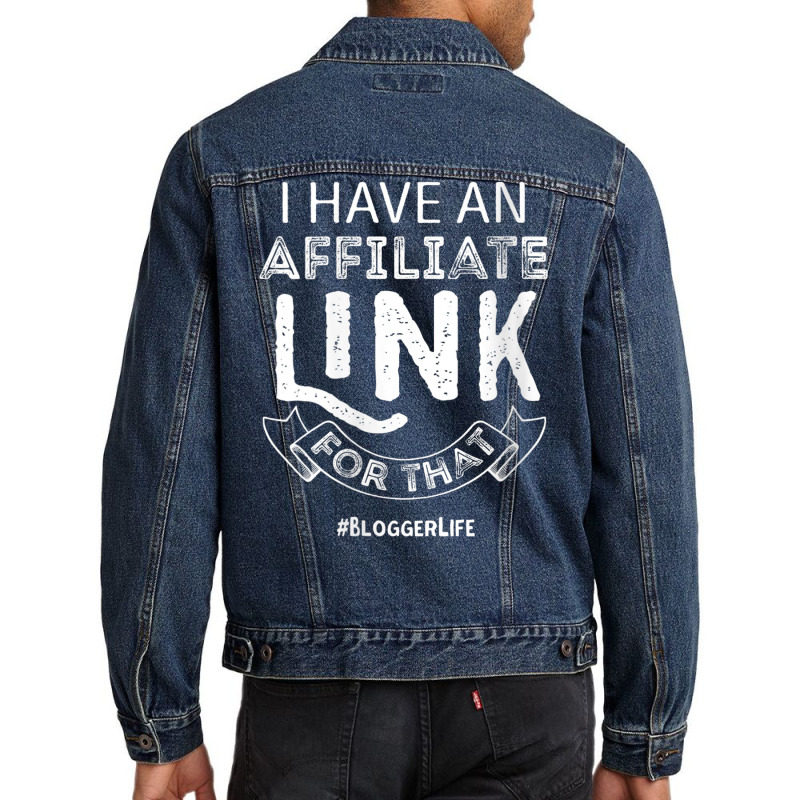 Womens Wait I Have An Affiliate Link For That V Neck T Shirt Men Denim Jacket by cm-arts | Artistshot