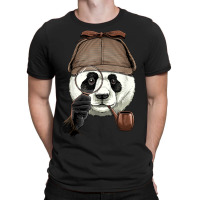 Detective Giant Panda Spy Investigator Wildlife Bear Lover T-shirt | Artistshot